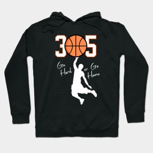 305 Miami basketball Hoodie